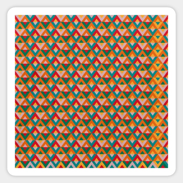 Geometric Ethnic Pattern Sticker by Tobe_Fonseca